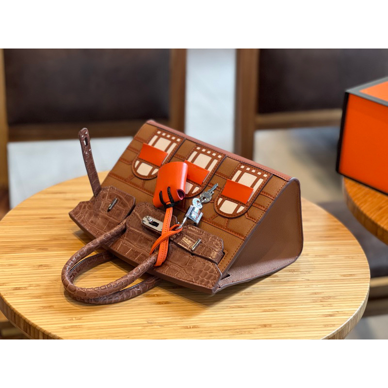 Túi xách HMBirkin Faubourg cửa sổ