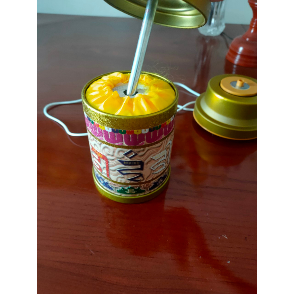 Kinh luân điện xoay Quan Thế Âm cao 21cm -Tịnh tâm - Trừ tà - Tăng Năng lượng