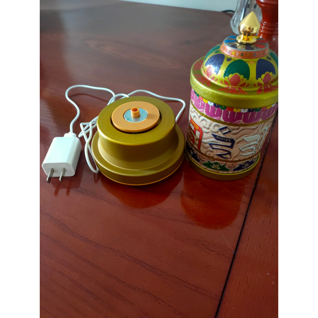 Kinh luân điện xoay Quan Thế Âm cao 21cm -Tịnh tâm - Trừ tà - Tăng Năng lượng