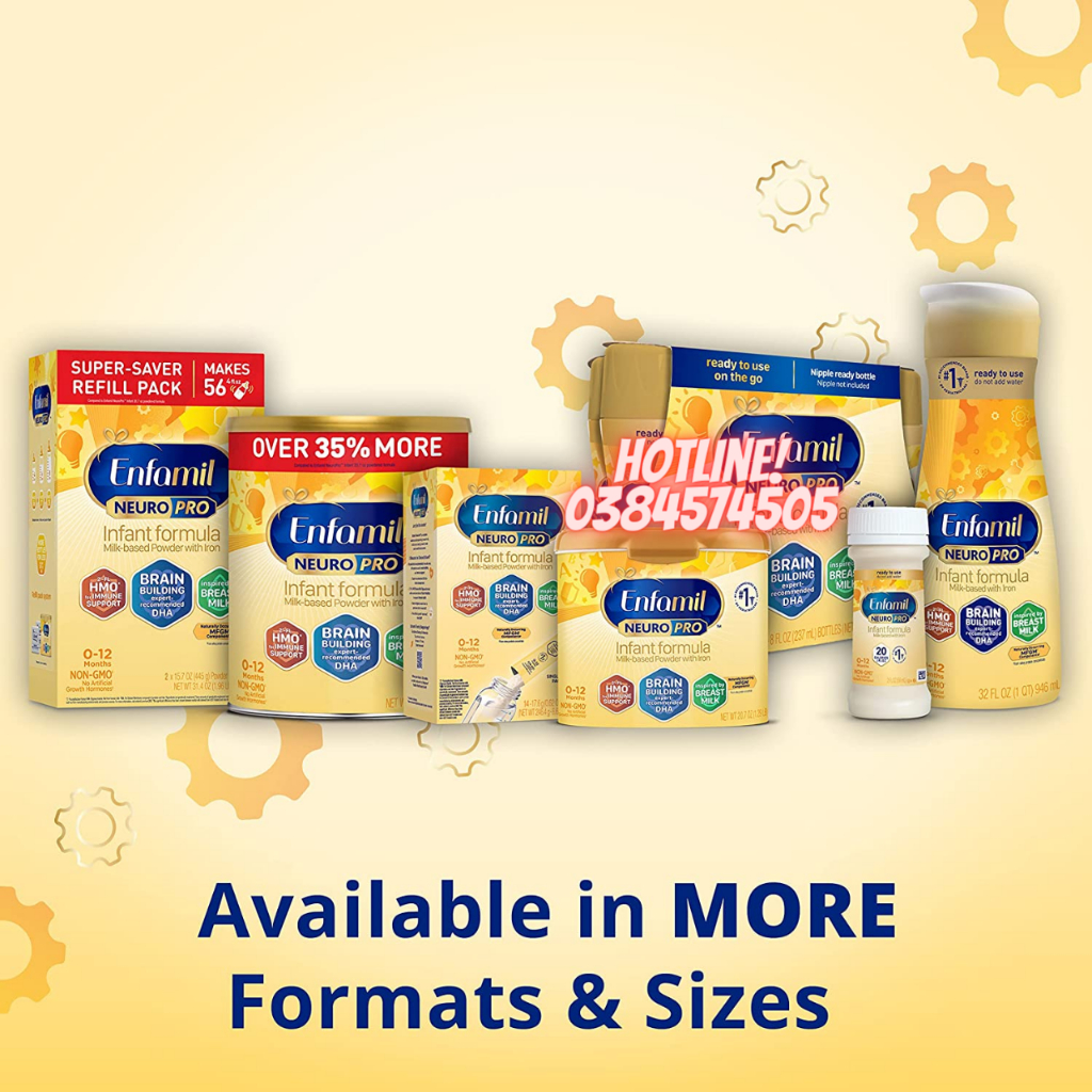 Sữa Bột Enfamil Neuro Pro infant phát triển toàn diện cho trẻ sơ sinh  - Mỹ