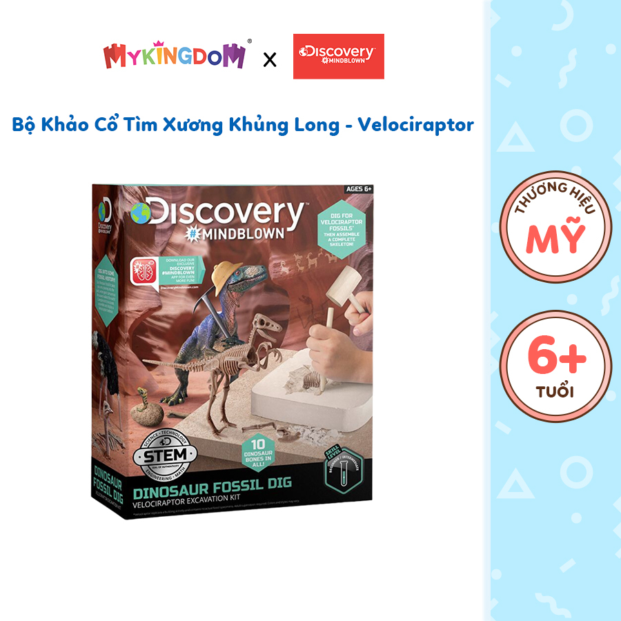 Bộ Đồ Chơi DISCOVERY Khảo Cổ Truy Tìm Xương Khủng Long - Velociraptor 1423004881