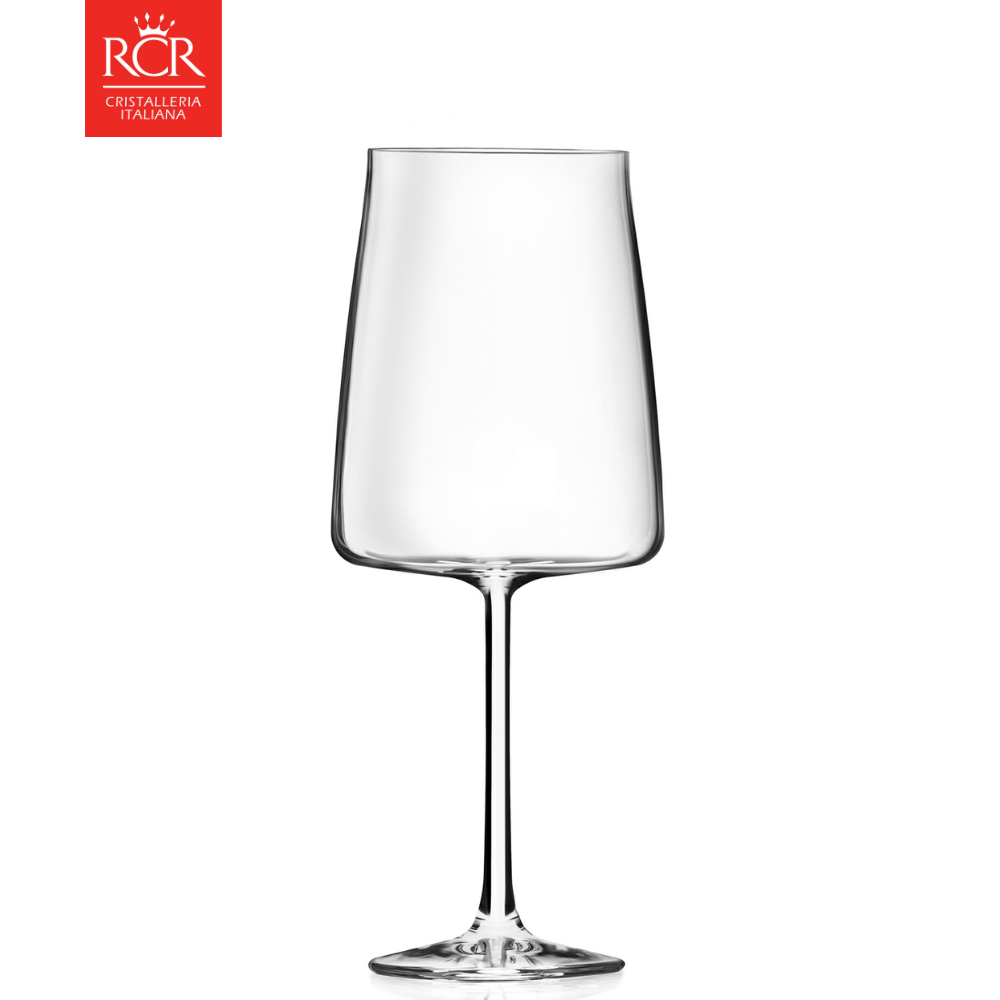 Bộ 06 Ly Rượu Vang Đỏ Thủy Tinh Pha Lê Ý RCR - Essential Red Wine Goblet, 650 ml