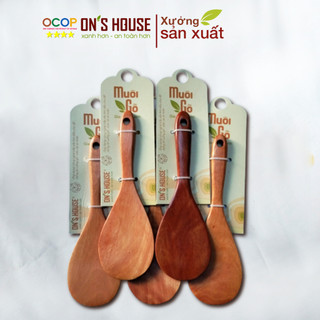 Thìa muôi Xới Cơm Gỗ - Láng mịn ít dính
