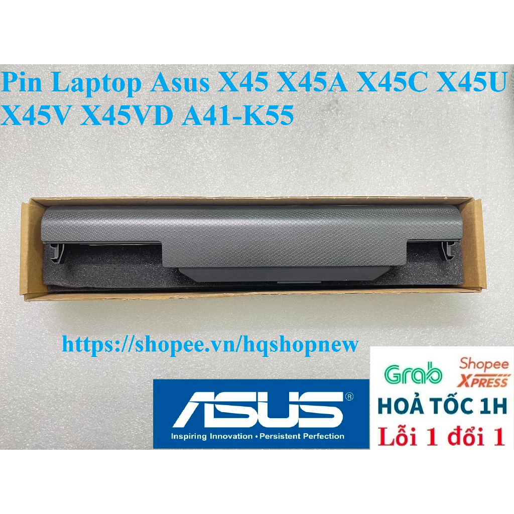 ⚡ Pin Laptop Asus X45 X45A X45C X45U X45V X45VD A41-K55