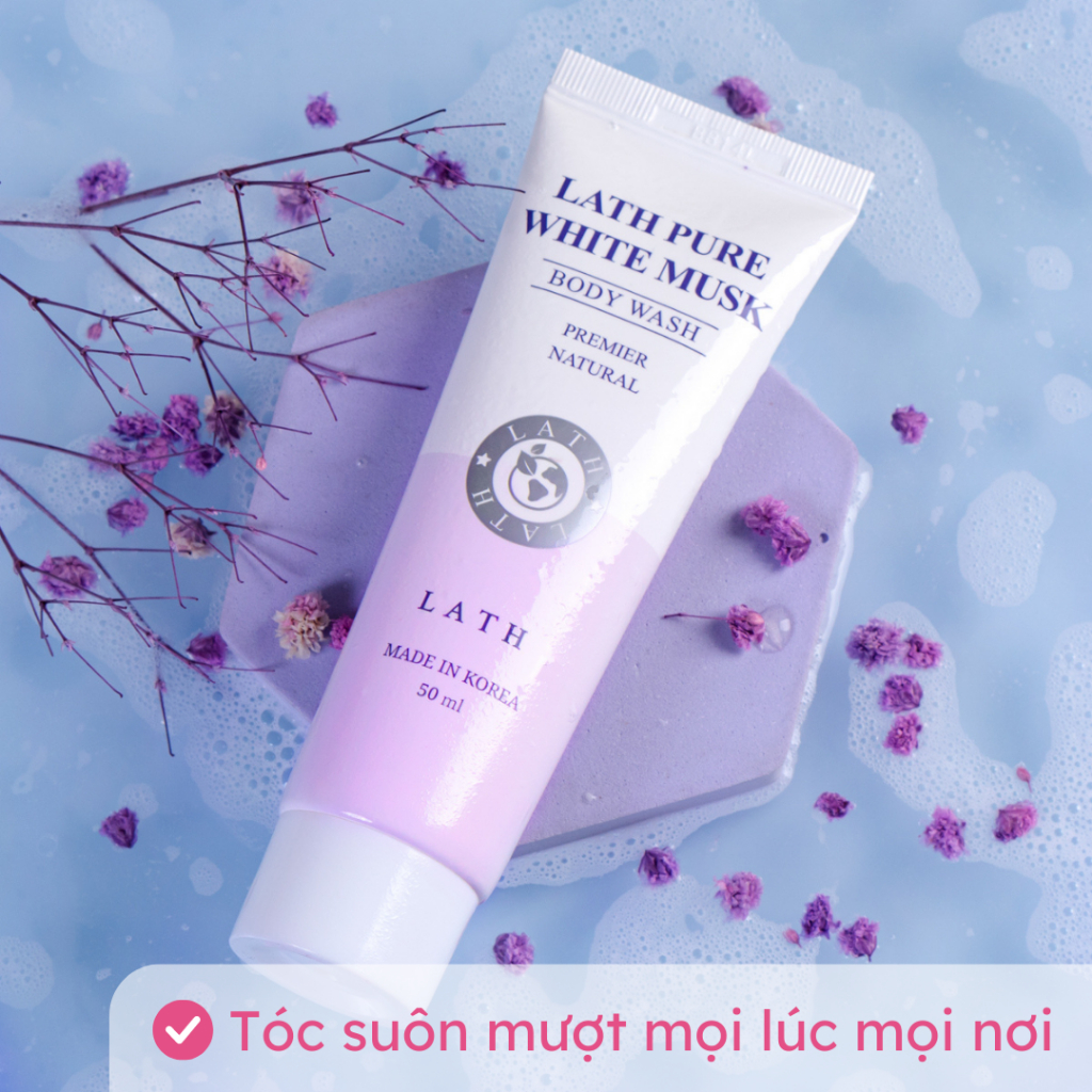 Dầu gội LATH PURE HAIR PREMIER Dưỡng Tóc Bóng Mượt - 50ml