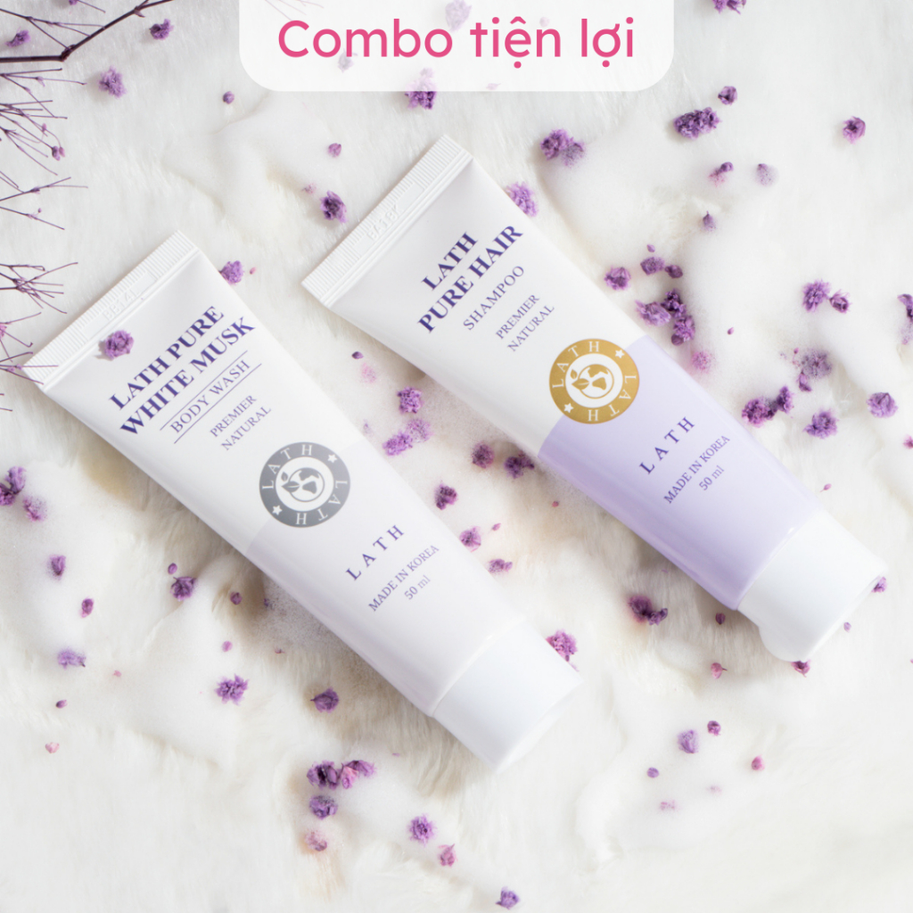 Dầu gội LATH PURE HAIR PREMIER Dưỡng Tóc Bóng Mượt - 50ml