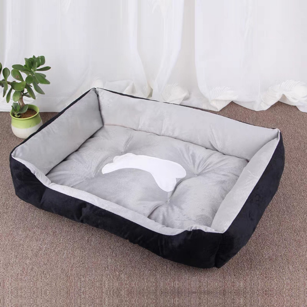 ĐỆM CHÓ MÈO Size L (60x40x20cm) - NỆM Ổ CỤC XƯƠNG SƯỞI ẤM CHO THÚ CƯNG MÙA LẠNH