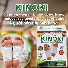 Hộp 10 Miếng dán chân giải độc Kinoki