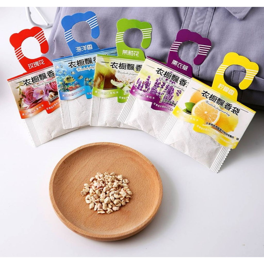 Túi thơm thảo mộc tinh dầu tự nhiên có móc treo trong phòng, tủ quần áo, xe hơi
