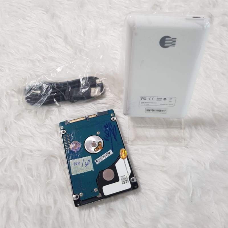 Box HDD 2.5inch Venr New, gồm Box HDD 2.5", HDD LAPTOP 500GB, BẢN BOOT, BẢN GHOST WIN10, MÀU TRẮNG