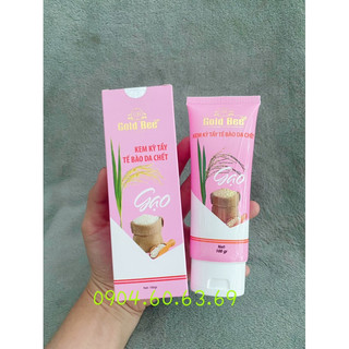Kem kỳ tẩy tế bào da chết gạo gold bee 100gr