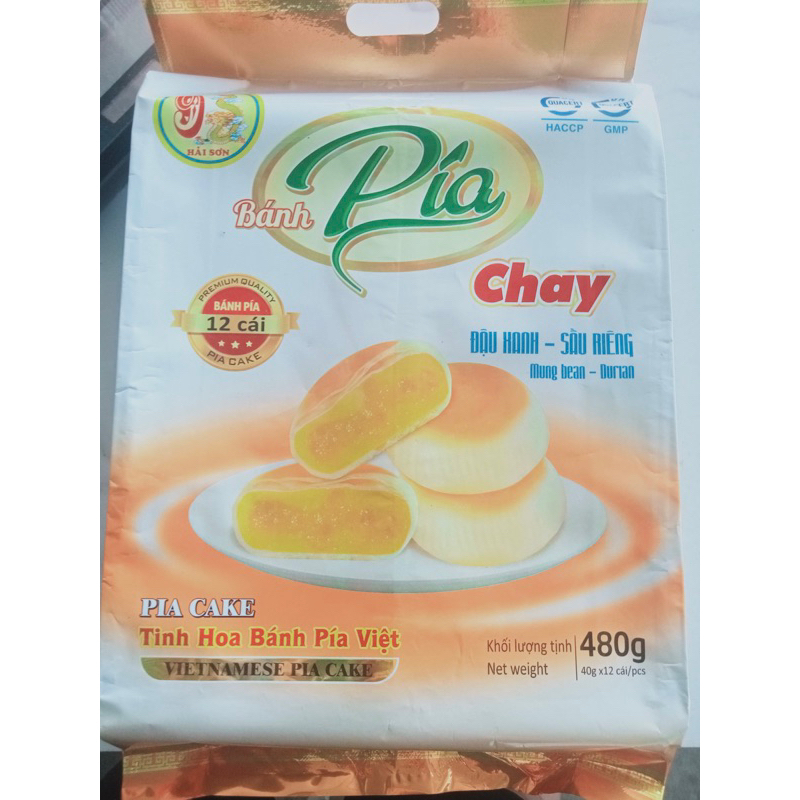 Bánh pía kim sa tan chảy Hải Sơn 12 chiếc mix 6 vị