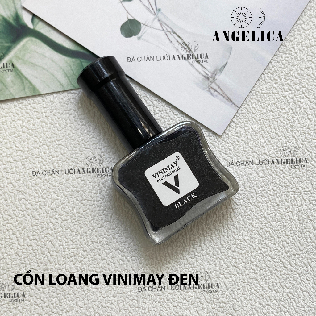 Cồn loang nails lẻ màu trắng, đen vẽ nail vinimay trang trí móng ANGELICA