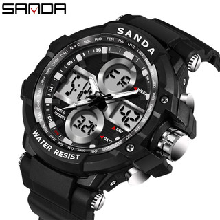 Đồng hồ thể thao nam sanda 789, chạy 2 máy đẳng cấp