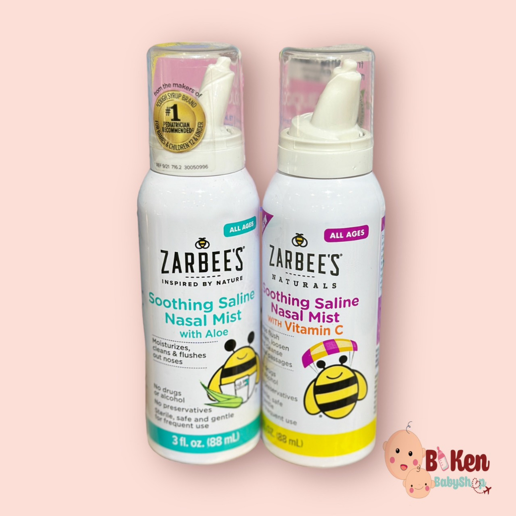 Xịt mũi dưỡng ẩm Zarbee's cho bé từ sơ sinh