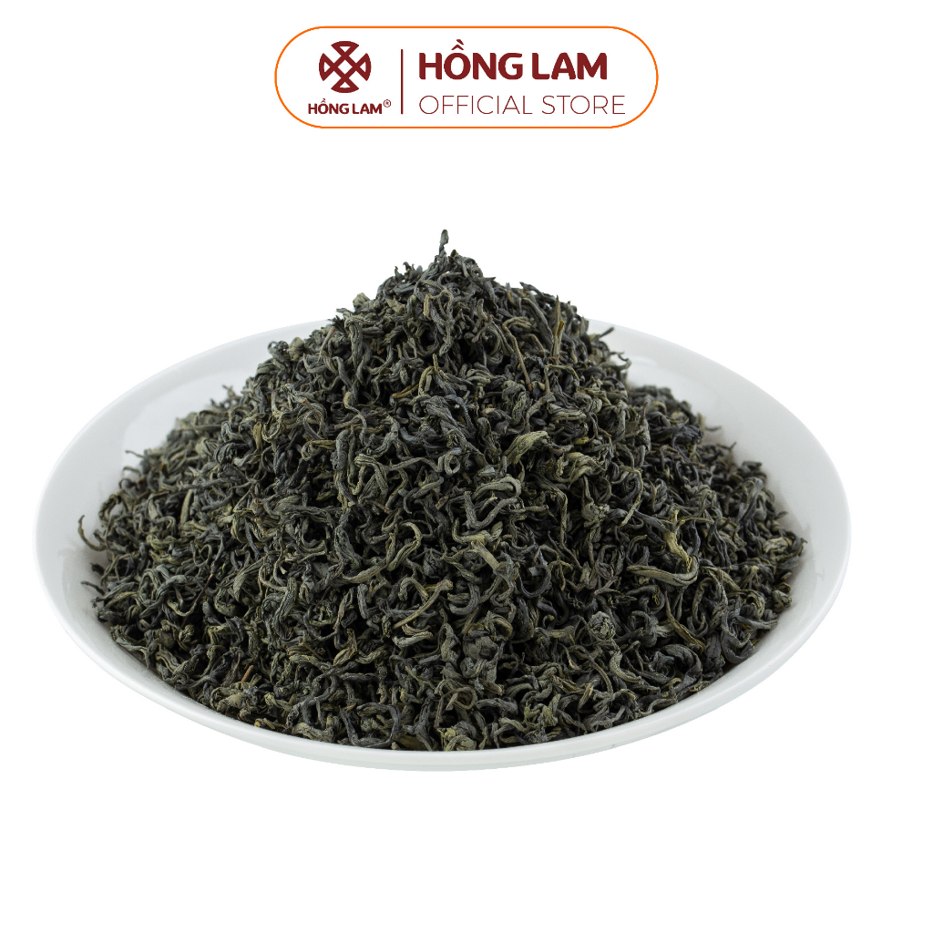 Chè (trà) móc câu Thái Nguyên Hồng Lam, gói (200gr, 500gr). Có vị ngọt hậu vị, khi uống có vị chát thanh
