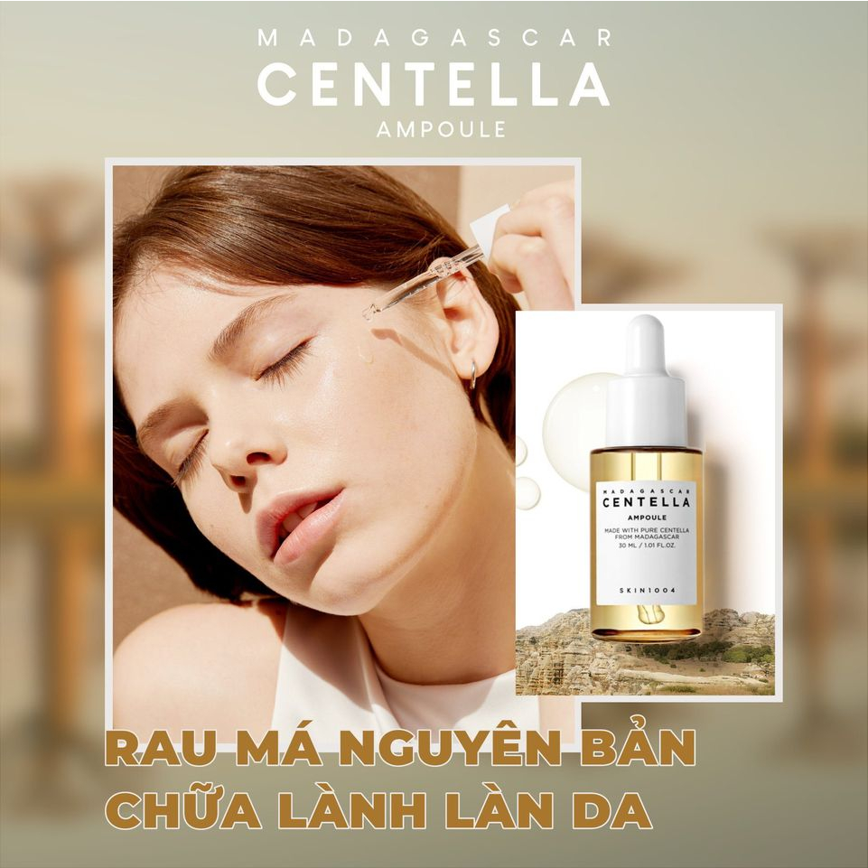 Tinh Chất Rau Má Giúp Làm Dịu, Phục Hồi Da Mụn Skin1004 Madagascar Centella Ampoule