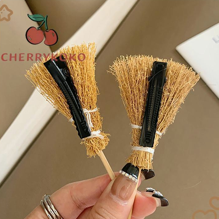 🍒🍒CHERRYKOKO Kẹp tóc hình chổi mini cute