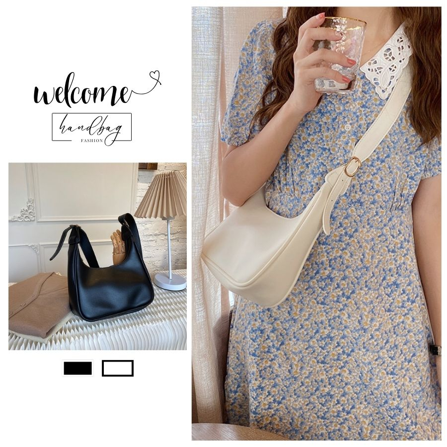 Túi Đeo Chéo Nữ Hàng Loại 1 Da Pu Cao Cấp Mã Mh03 Không Bị Mất Dáng Túi Đeo Vai Dáng Thuyền Xu Hướng 2023