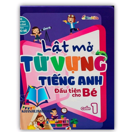 Sách - Combo 3 cuốn lật mở từ vựng tiếng anh đầu tiên cho bé