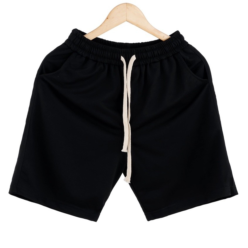 Đến 100kg Quần short thun nam nữ unisex vải thun cotton chính phẩm chất dày dặn