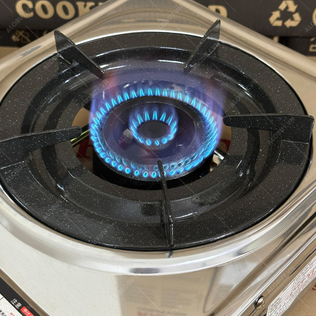 Bếp gas đơn INOX BLUESTAR NS-169S - ĐIẾU GANG ĐÚC LỬA LỚN - Đun nấu nhanh + Tiết kiệm gas - Bảo hành chính hãng 1 năm