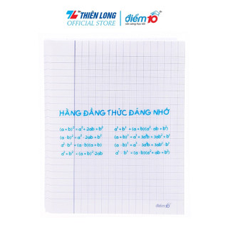 Giấy kiểm tra thiên long điểm 10 tp-gkt07 - 4 ô ly vuông