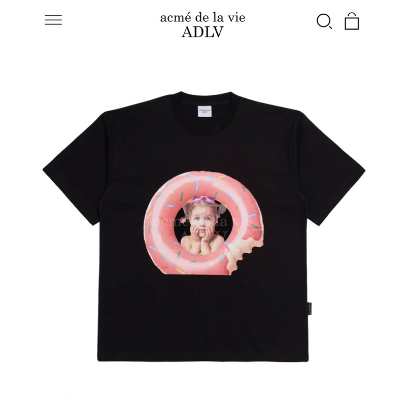 Áo thun ADLV bánh donut bé gái cute xỉu new2023 (auth tuồn)