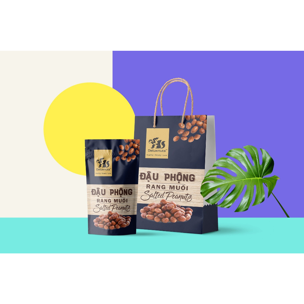ĐẬU PHỘNG MUỐI DELUXNUTS 80g