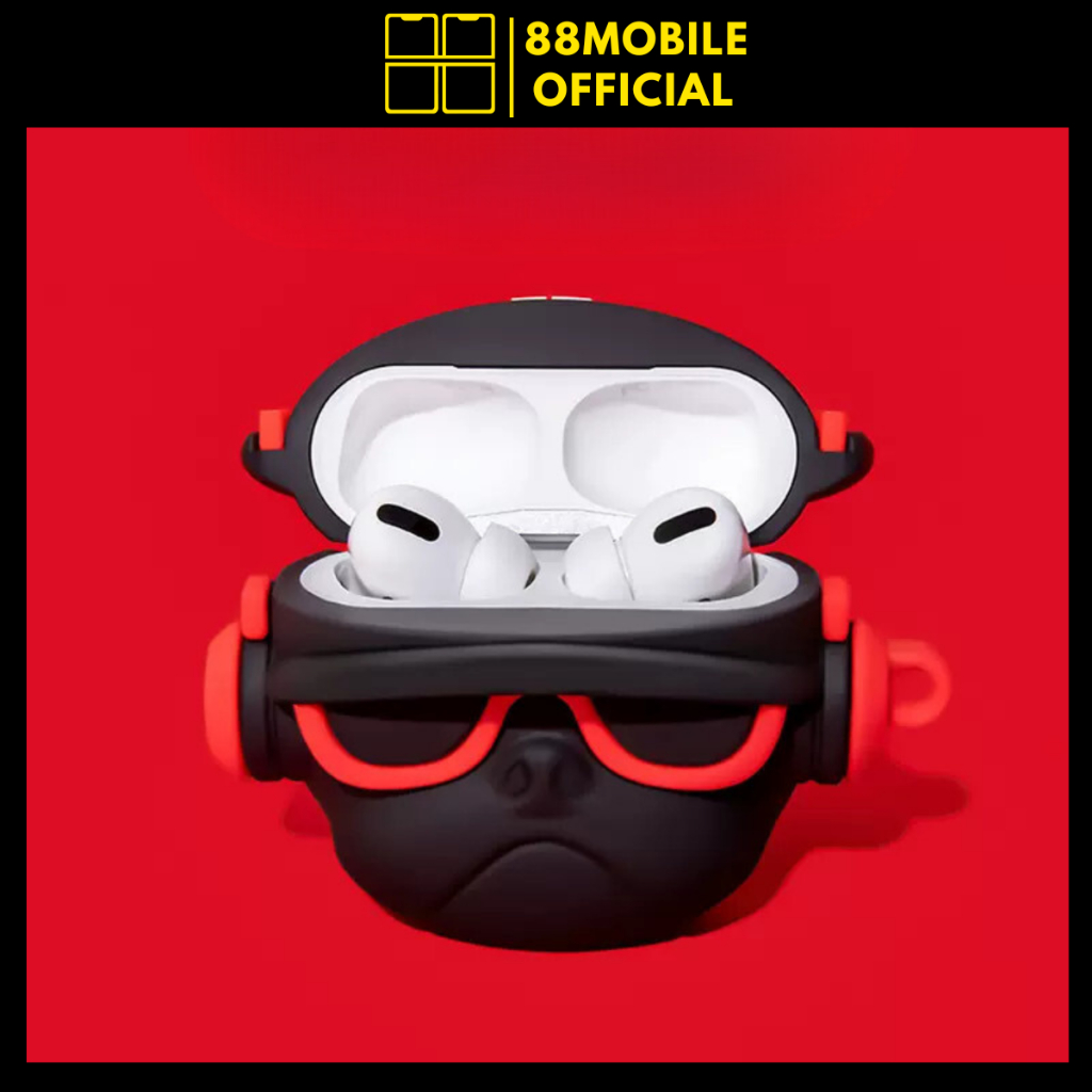 Case airpods 3 Shiba Inu | Bảo vệ tai nghe 1, 2, 3, Pro, Pro 2 phong cách dễ thương độc đáo | 88Mobile