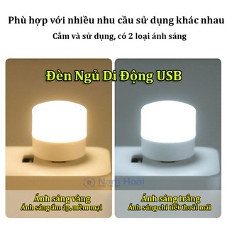 Đèn ngủ led mini cổng usb siêu sáng nhỏ gọn tiện dụng