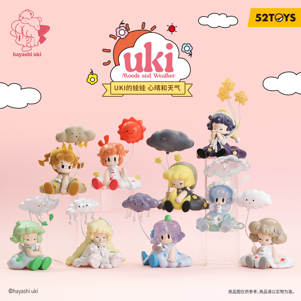 [Hộp Mù] 52TOYS Blind Box UKI Moods And Weather Series