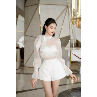 Quần short lưng cao plum short