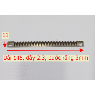 Dao cắt máy đóng gói, dao cắt hàm ép ngang dài 145mm