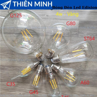 Bóng led edison trang trí ngoài trời nhiều mẫu 4w vàng