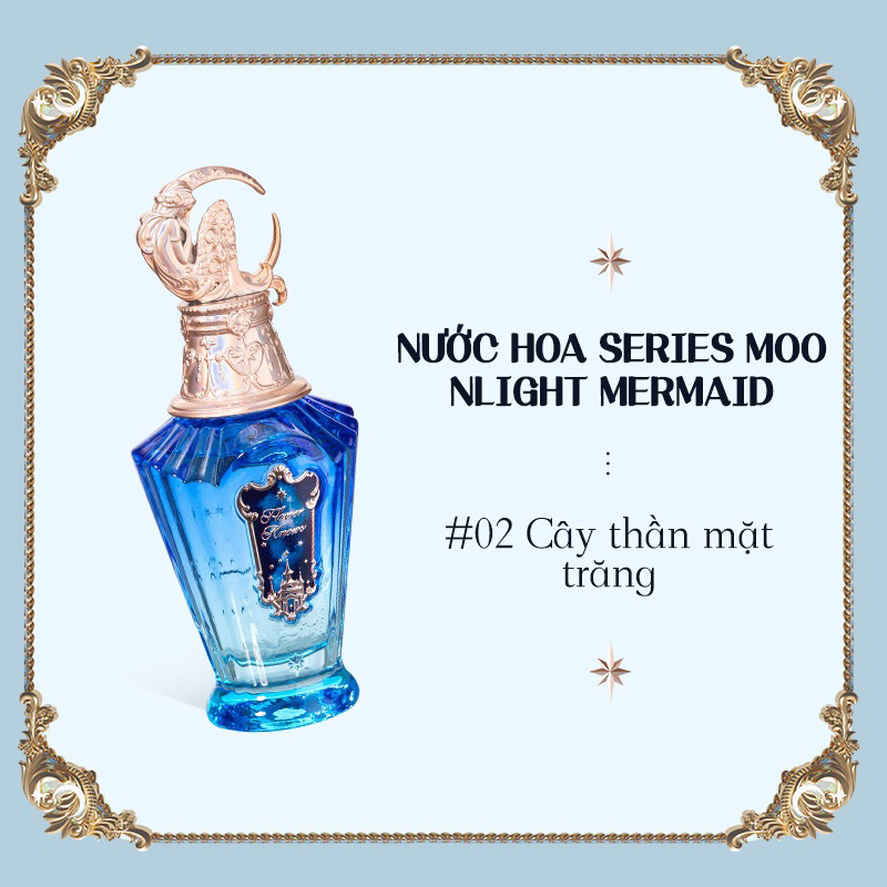 Chỉ còn chai Xanh - Flower Knows - Nước Hoa 50ml Dòng Nàng Tiên Cá Ánh Trăng - Mermaid
