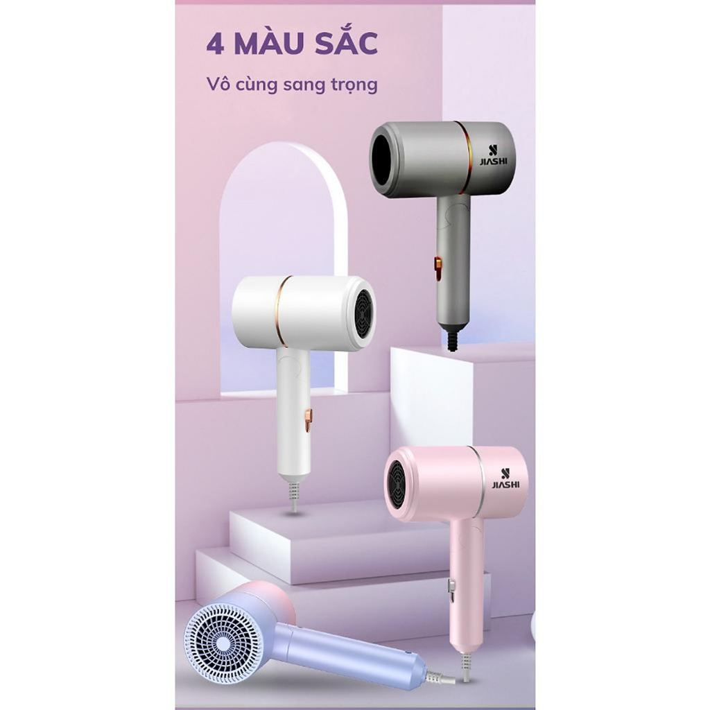 Máy sấy tóc mini gấp gọn tạo kiểu chuyên nghiệp công suất lớn 1500w hàng nội địa cao cấp