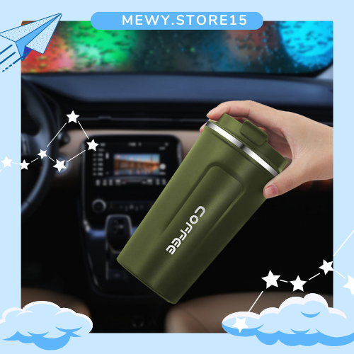 Bình Giữ Nhiệt Kiểu Dáng Cốc Thời Trang 2 Lớp Đựng Cafe Hàng Ngày Giữ Nhiệt 6H 510Ml - Nk09