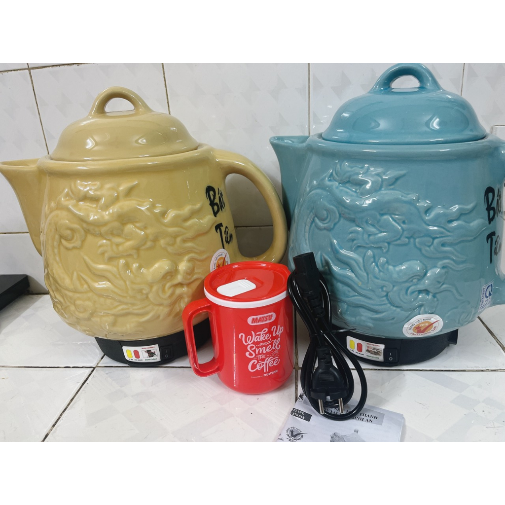 Ấm sắc thuốc 5 LÍT Bát Tiên BA-1188A - Tặng Ly Cầm Tay