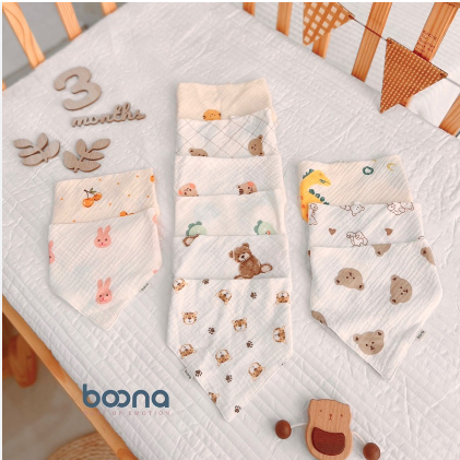 Yếm Tam Giác Boona Họa Tiết Ngẫu Nhiên