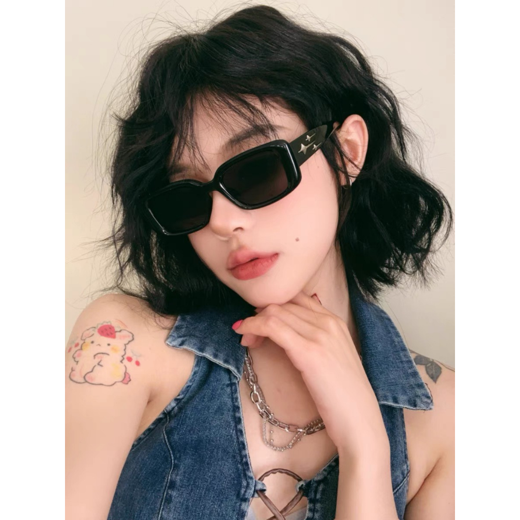 Kính mát thời trang nam nữ Camila mắt vuông gọng sao băng cá tính C820