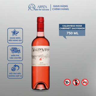 Rượu vang hồng rượu vang chile ros wine valdivieso rose cabernet sauvignon aroza 13% 750ml