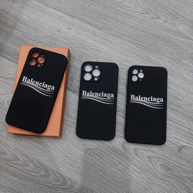 Ốp lưng dẻo đen viền cam th omb - ba len chống bẩn cho i phone 7 đến 14promax