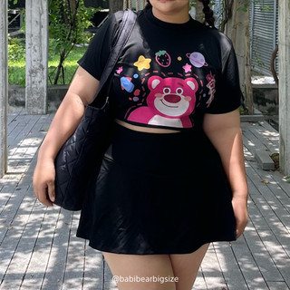 Áo croptop gấu losto chất bozip bigsize 60-90kg