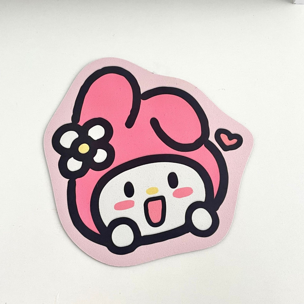 Tấm lót chuột máy tính in hình dễ thương decor bàn học