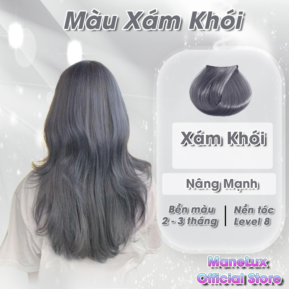 Thuốc Nhuộm Tóc Màu Xám Khói Tại Nhà Chính Hãng Giá Rẻ - Manelux Official  Store