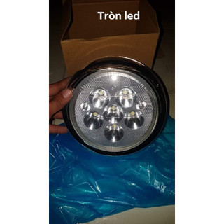 Đèn pha tròn trước xe ba bánh/xe ba gác mặt kính