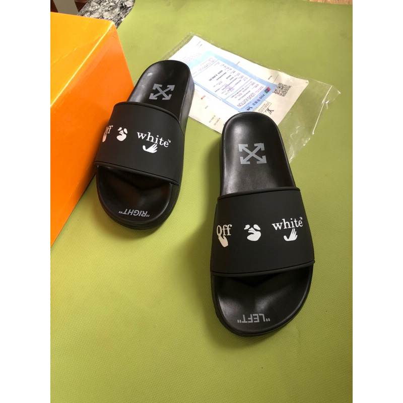 Dép quai ngang off white sản phẩm hót nhất 2023