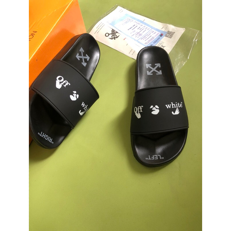 Dép quai ngang off white sản phẩm hót nhất 2023