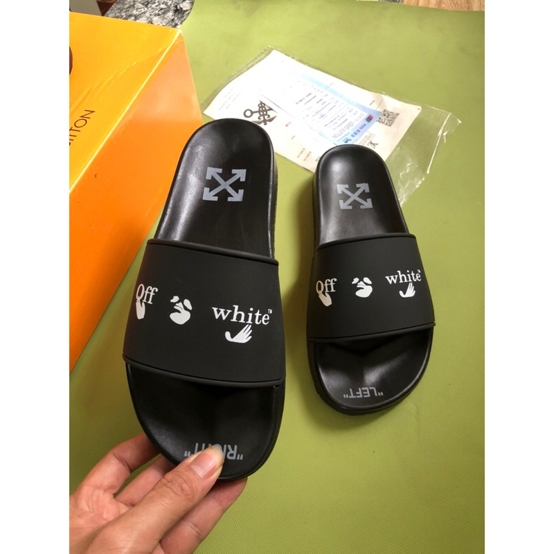 Dép quai ngang off white sản phẩm hót nhất 2023